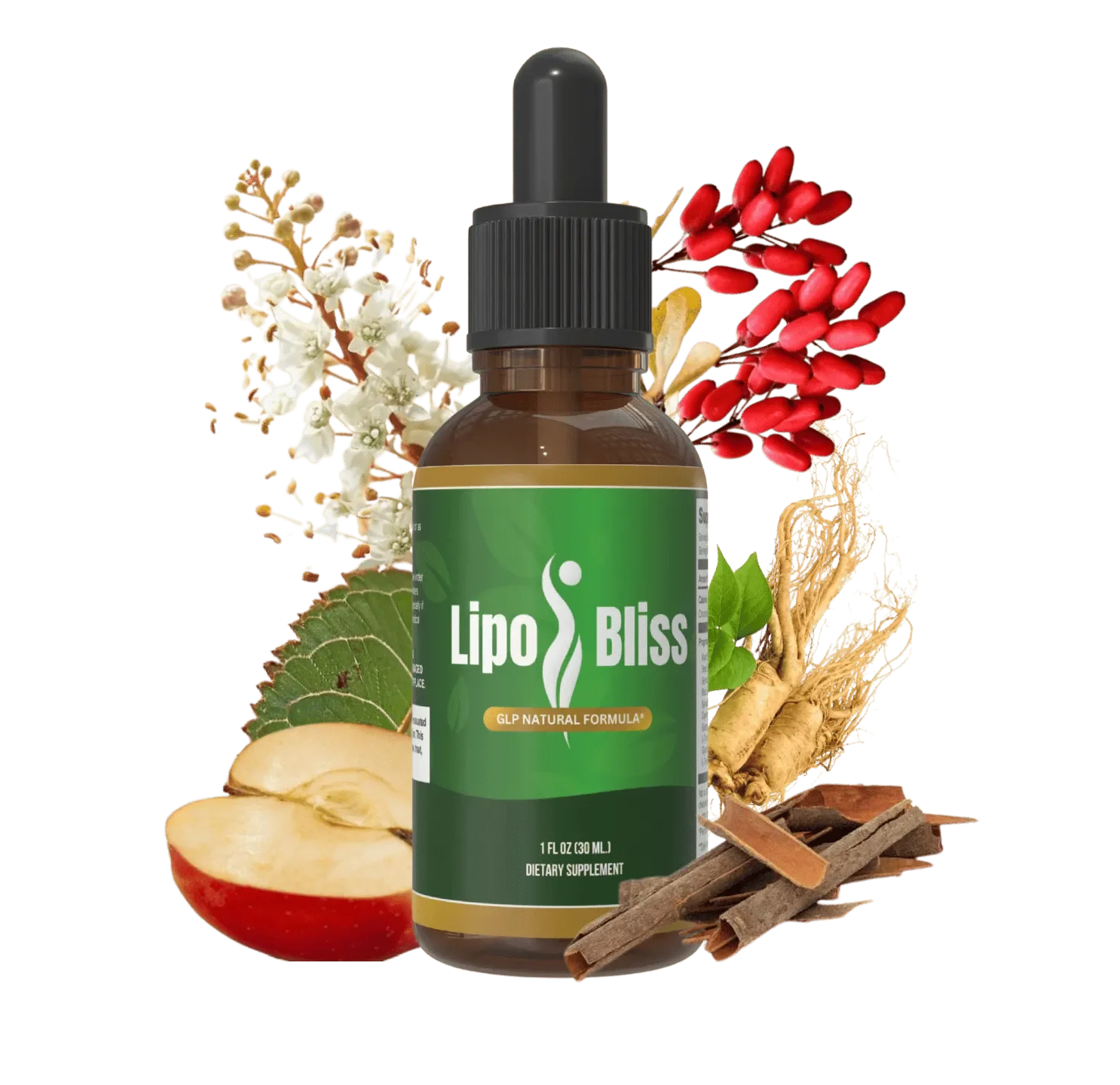 LipoBliss Natural Weight Loss Supplement Bottle